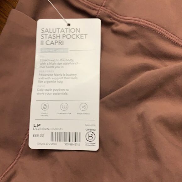 Athleta Salutation Stash Pocket II Capri - Picture 7 of 8